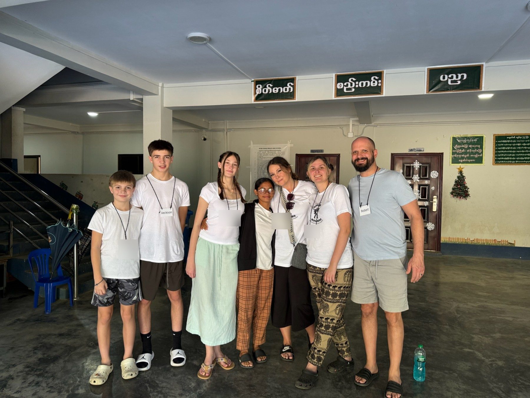 Our family in Myanmar